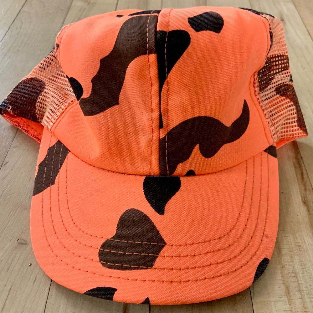 Vintage Blaze Orange Trucker Hat